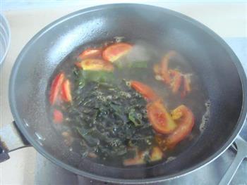 番茄鸡蛋海藻面的做法步骤6