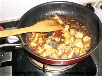 上汤双孢菇扒油菜的做法步骤9