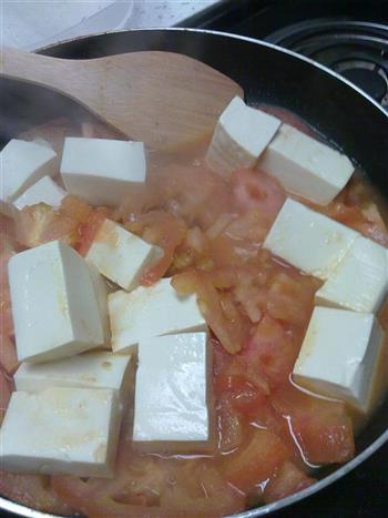 番茄豆腐的做法图解3