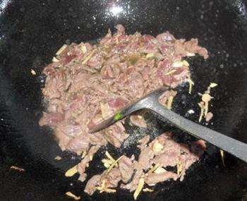 白萝卜炒牛肉的做法步骤6