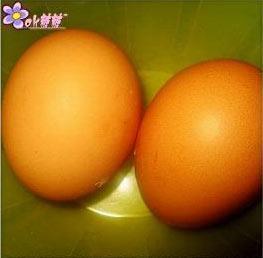 米梗荷包蛋的做法步骤1
