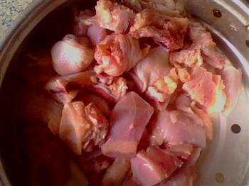 蕨菜烧鸡的做法步骤3