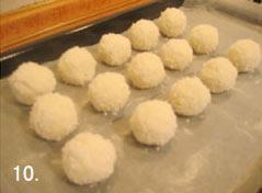 清香蛋白椰丝球的做法步骤10