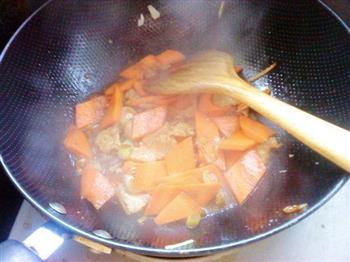 青椒胡萝卜炒肉片的做法步骤4