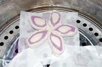 紫薯花瓣馒头的做法图解5