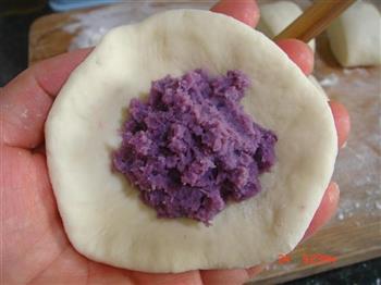 紫薯奶香馒头的做法图解8
