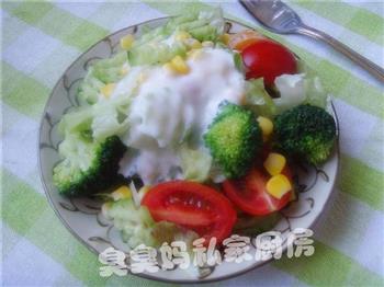奶香蔬果沙拉的做法步骤5