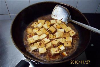 麻辣肉末烧豆腐的做法步骤11