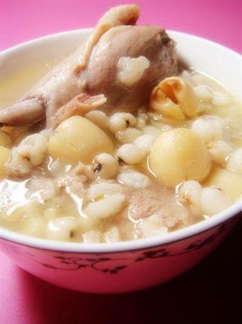 莲子薏米煲鸭汤的做法步骤12