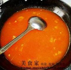 西红柿面絮汤的做法步骤5