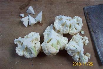 萝卜蘑菇炒菜花的做法步骤4