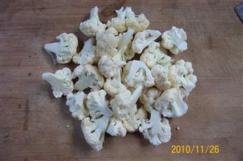 萝卜蘑菇炒菜花的做法步骤5