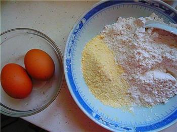 羊肉鸡蛋玉米面的做法步骤1