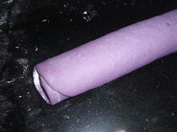 紫薯花卷的做法步骤11
