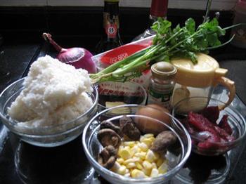 黄油牛肉粒炒饭的做法步骤1