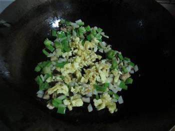 洋葱青椒炒蛋的做法步骤6