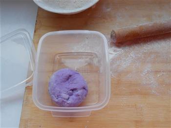 紫甘蓝打卤面的做法步骤2