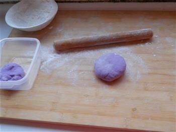 紫甘蓝打卤面的做法步骤3