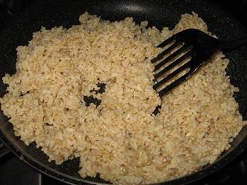 杂锦炒糙米饭的做法图解9