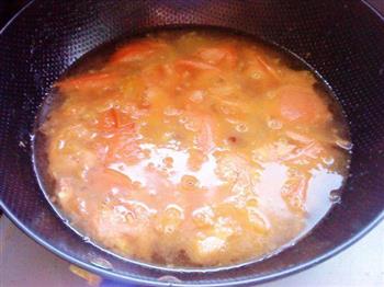 番茄虾仁面鱼汤的做法步骤8