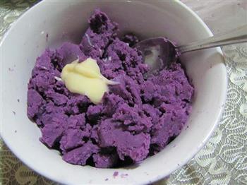 奶香紫薯包的做法步骤12