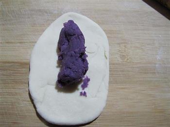 奶香紫薯包的做法图解16