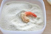 金沙玉米元宝虾的做法步骤6