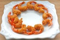 金沙玉米元宝虾的做法步骤8