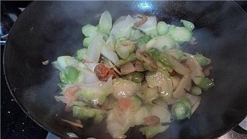 虾米炒芥菜头的做法步骤5