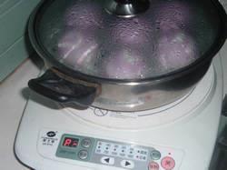 紫薯花样奶黄包的做法步骤12