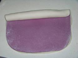 紫薯花样奶黄包的做法图解8