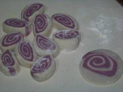 紫薯花样奶黄包的做法步骤9
