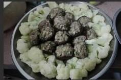 椰菜花配冬菇酿的做法步骤7