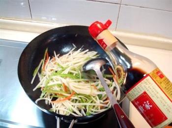醋烹尖椒土豆丝的做法步骤11