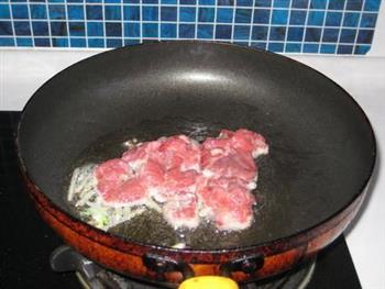 麦仁炒牛肉的做法步骤6