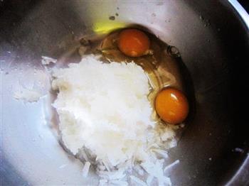 萝卜丝鸡蛋饼的做法步骤2