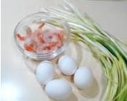 韭黄鸡蛋炒虾仁的做法步骤1