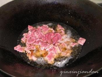 凉瓜炒牛肉的做法步骤3