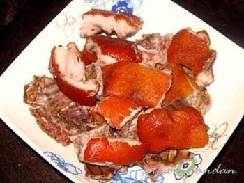西葫芦焖烧肉的做法图解1