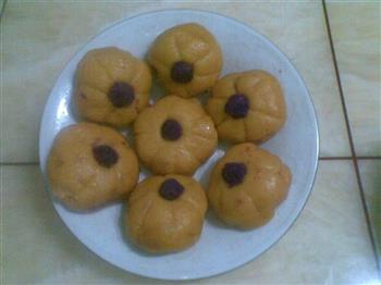 南瓜紫薯饼的做法步骤8