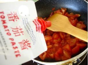 番茄炒菜花的做法步骤6