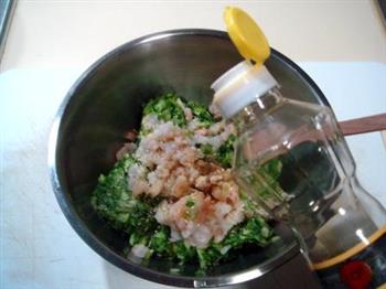 鲜虾菜心生煎包的做法步骤9