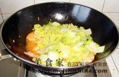 春虾烧白菜的做法步骤8
