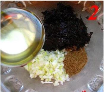 紫菜椒盐家常饼的做法步骤2