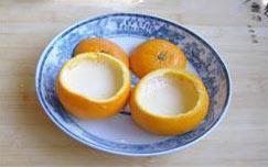 香橙牛奶蒸蛋的做法步骤9