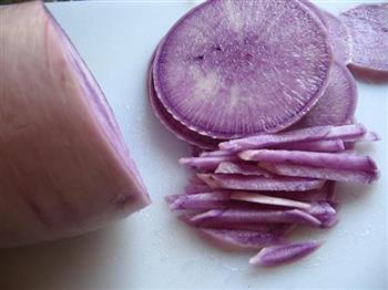 凉拌紫萝卜的做法图解1
