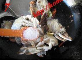川式麻辣蟹的做法步骤7