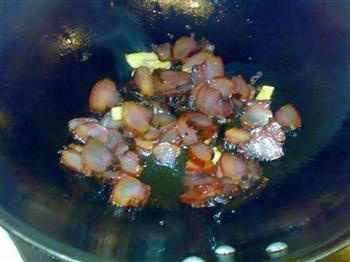 青蒜土豆炒腊肉的做法步骤6