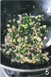 三鲜荠菜豆腐羹的做法步骤5