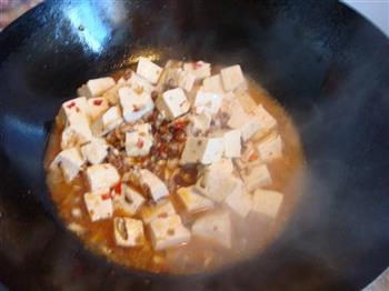 香菇肉末豆腐的做法步骤7